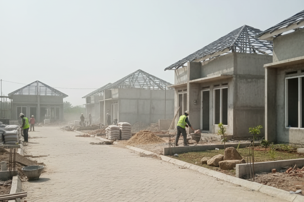 Proyek Kluster Perumahan di Kemiling