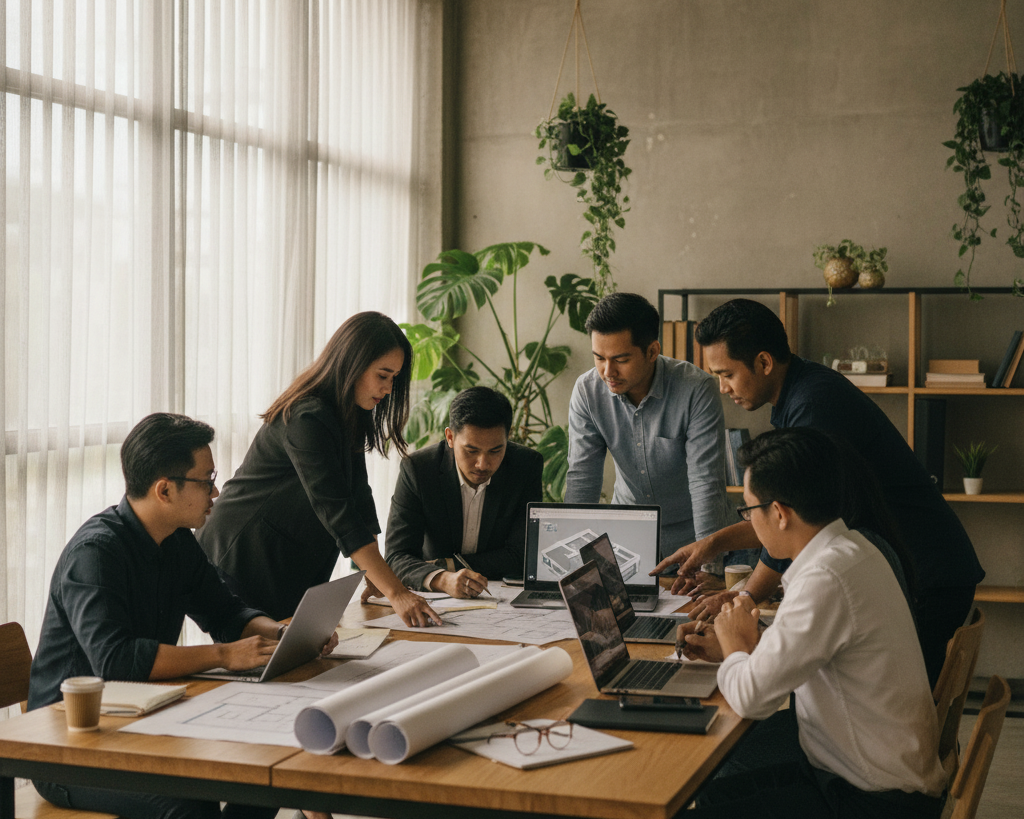 Kantor atau Tim PT SANS TRILOGI PERKASA